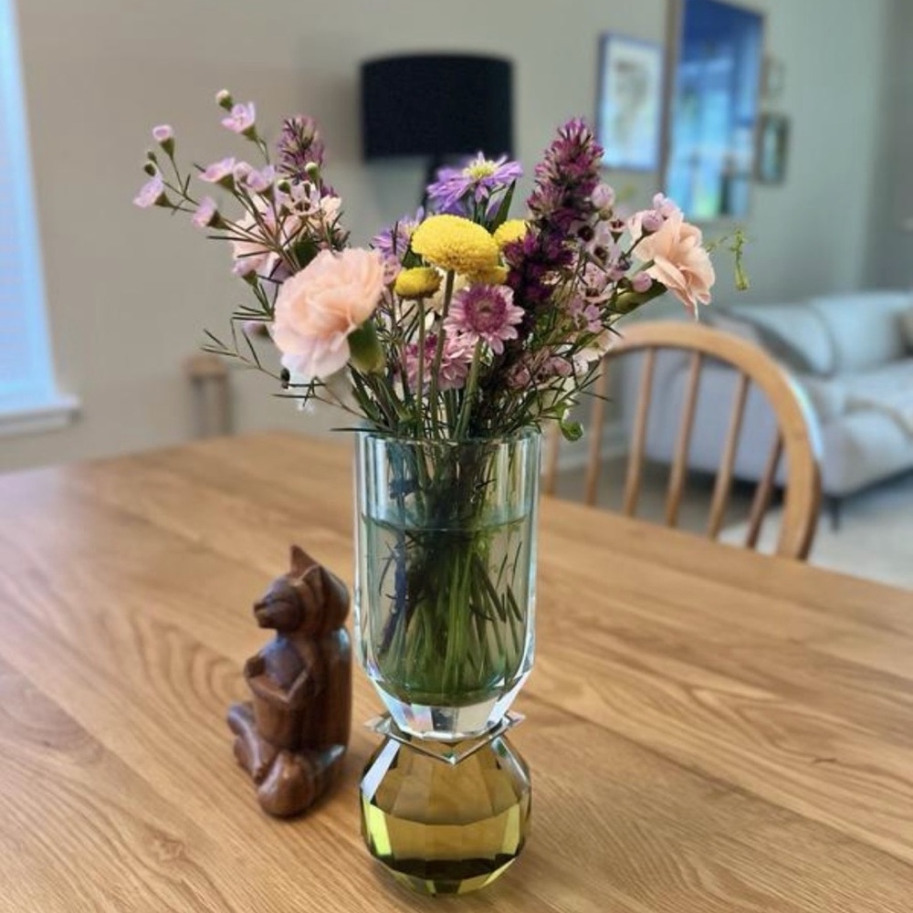 Cut Glass vase by Anthropologie - Picture 2 of 6